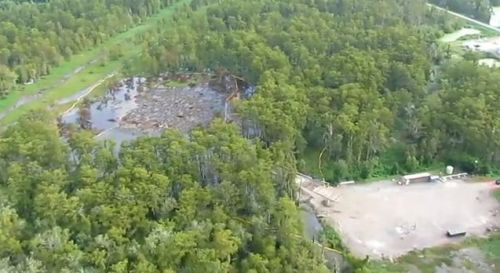 Louisiana Sinkhole Update 30 Aug 2012