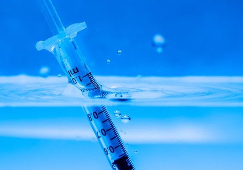 Syringe in Drinking Water