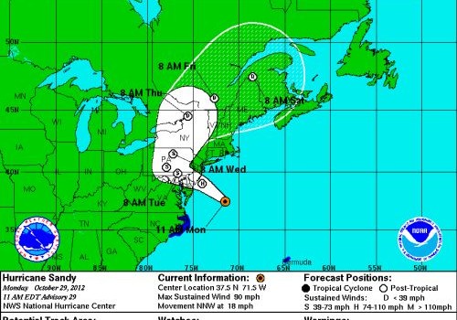 Hurricane Sandy Update