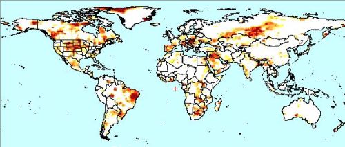 World Drought as of February 2013